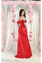 Load image into Gallery viewer, LA Merchandise LA1998 Off Shoulder Satin Bridesmaids Gown - - Dress LA Merchandise