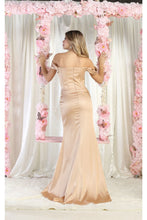 Load image into Gallery viewer, LA Merchandise LA1998 Off Shoulder Satin Bridesmaids Gown - - Dress LA Merchandise