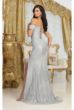 Load image into Gallery viewer, LA Merchandise LA2014 Sweetheart Glitter Slit Pageant Corset Long Gown - - Dress LA Merchandise