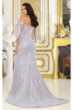Load image into Gallery viewer, LA Merchandise LA2023 Off Shoulder Sequined Boned Bustier Formal Dress - - Dress LA Merchandise