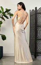 Load image into Gallery viewer, LA Merchandise LA2026 Sleeveless Corset Bone Evening Formal Gown - - Dress LA Merchandise