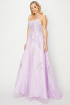 Load image into Gallery viewer, LA Merchandise LA2CP2310 Lilac Long A-Line Formal Evening Gown - - LA Merchandise