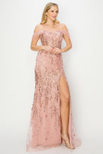 Load image into Gallery viewer, LA Merchandise LA2CP3100 Sexy Cold Shoulder Evening Gown - - LA Merchandise