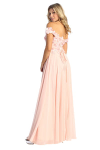 LA Merchandise LA7942 Wholesale Floral Bridesmaids Dresses - - Dress LA Merchandise