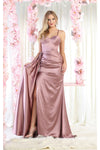 Load image into Gallery viewer, LA Merchandise LA7960 Spaghetti Strap Sweetheart Long Formal Satin Dress - MAUVE - Dress LA Merchandise