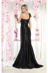 Load image into Gallery viewer, LA Merchandise LA7962 Pleated Satin One Shoulder Formal Evening Dress - - Dress LA Merchandise