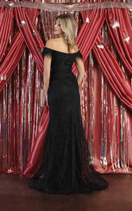 LA Merchandise LA7963 Off Shoulder Mermaid Sweetheart Red Carpet Dress - - Dress LA Merchandise