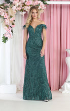 Load image into Gallery viewer, LA Merchandise LA7963 Off Shoulder Mermaid Sweetheart Red Carpet Dress - HUNTER GREEN - Dress LA Merchandise