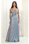 Load image into Gallery viewer, LA Merchandise LA7965 Embellished Sweetheart Long Formal Dress - DUSTY BLUE - Dress LA Merchandise