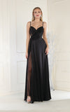 Load image into Gallery viewer, LA Merchandise LA7965 Embellished Sweetheart Long Formal Dress - BLACK - Dress LA Merchandise