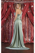 Load image into Gallery viewer, LA Merchandise LA7980 One Shoulder Embellished Satin Formal Prom Gown - - Dress LA Merchandise