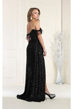 Load image into Gallery viewer, LA Merchandise LA7988 Off Shoulder Sequin Formal Evening Dress - - Dress LA Merchandise