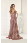 Load image into Gallery viewer, LA Merchandise LA7988 Off Shoulder Sequin Formal Evening Dress - - Dress LA Merchandise