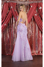 Load image into Gallery viewer, LA Merchandise LA8014 One Shoulder Corset Mermaid Sleeveless Prom Gown - - Dress LA Merchandise