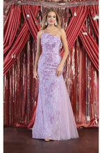 Load image into Gallery viewer, LA Merchandise LA8014 One Shoulder Corset Mermaid Sleeveless Prom Gown - LILAC - Dress LA Merchandise