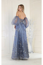 Load image into Gallery viewer, LA Merchandise LA8015 Detachable Sleeves Pageant Gown - - LA Merchandise