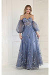 Load image into Gallery viewer, LA Merchandise LA8015 Detachable Sleeves Pageant Gown - - LA Merchandise
