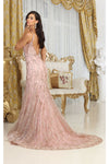 Load image into Gallery viewer, LA Merchandise LA8017 Sleeveless V-neck Glitter Mermaid Prom Gown - - Dress LA Merchandise