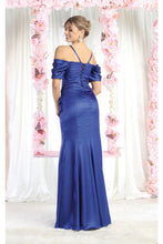 Load image into Gallery viewer, LA Merchandise LA8021 Formal Cold Shoulder Long Sheath Dress - - Dress LA Merchandise