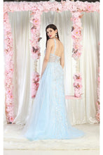 Load image into Gallery viewer, LA Merchandise LA8026 Side Cape Asymmetrical Evening Dress - - Dress LA Merchandise
