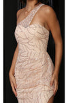Load image into Gallery viewer, LA Merchandise LA8052 Embellished Asymmetrical Prom Formal Gown - - Dress LA Merchandise