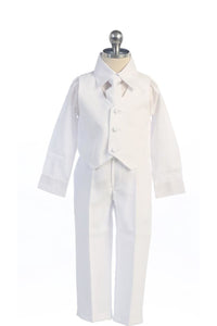 LA Merchandise LA8201 5 pc Ring Boys Suit with Vest & Tie - - Boys suits LA Merchandise