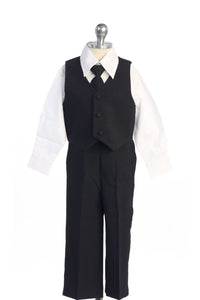 LA Merchandise LA8201 5 pc Ring Boys Suit with Vest & Tie - - Boys suits LA Merchandise