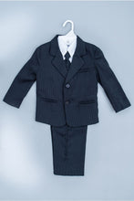 Load image into Gallery viewer, LA Merchandise LA8221 5 Piece Boy Striped Suit with Vest &amp; Tie - - Boys suits LA Merchandise