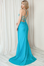 Load image into Gallery viewer, LA Merchandise LAABZ019 High Slit Stretchy Wholesale Prom Dress - - Dress LA Merchandise