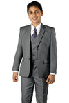 Load image into Gallery viewer, LA Merchandise LAB347HSAH Wholesale Boys Husky Suit - 08-MED.GREY - Boys suits LA Merchandise