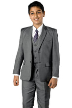 Load image into Gallery viewer, LA Merchandise LAB347HSAH Wholesale Boys Husky Suit - 08-MED.GREY - Boys suits LA Merchandise
