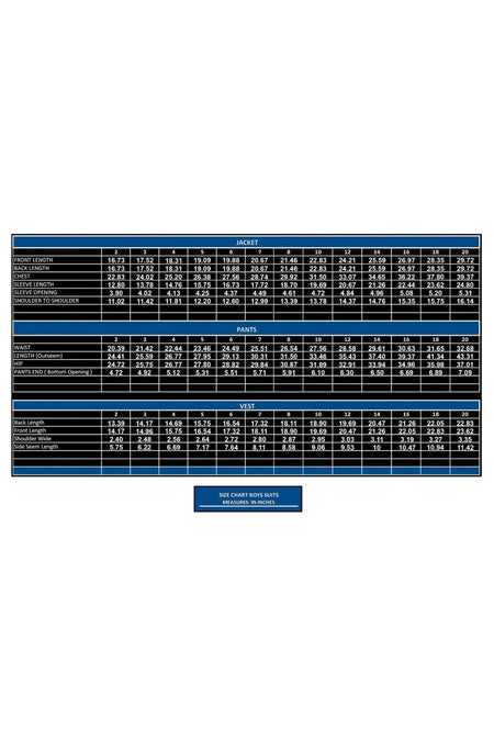 LA Merchandise LAB347SA 5 Piece Boys Solid Wholesale Suit - - Boys suits LA Merchandise