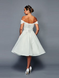 LA Merchandise LADK467 A- line Short Wedding Dress - - LA Merchandise