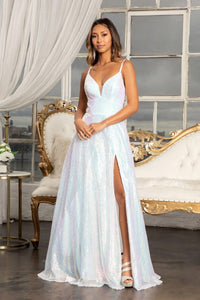 LA Merchandise LAS3028 Illusion Sweetheart Sequin Dress - - Dresses LA Merchandise