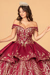 Load image into Gallery viewer, LA Merchandise LAS3098 Embroidered Two Piece Quinceanera Gown - - Dress LA Merchandise
