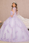 Load image into Gallery viewer, LA Merchandise LAS3103 Quinceanera Dress With Detachable Cape - - Dress LA Merchandise