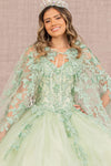 Load image into Gallery viewer, LA Merchandise LAS3104 3D Butterfly Appliques Ball Gown - - Dress LA Merchandise