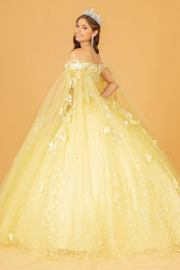 LA Merchandise LAS3111 Sweetheart Floral Ball Gown - - Dress LA Merchandise