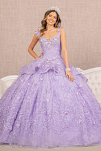 Load image into Gallery viewer, LA Merchandise LAS3112 Embroidered Lace Quince Gown - LILAC - Dress LA Merchandise