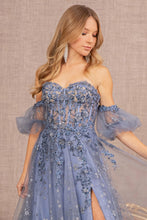 Load image into Gallery viewer, LA Merchandise LAS3126 A-line Embroidered Gown - - Dress LA Merchandise