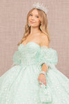 Load image into Gallery viewer, LA Merchandise LAS3176 Detachable Short Puff Sleeves Quinceanera Dress - - Dress LA Merchandise