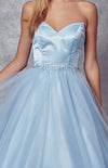 Load image into Gallery viewer, LA Merchandise LAT265 Strapless A-line Pageant Formal Prom Ball Gown - - LA Merchandise