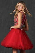 Load image into Gallery viewer, LA Merchandise LAT749 Beaded Hoco Party Cocktail Dress - - Formal Dress Shops