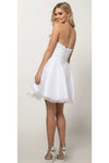 Load image into Gallery viewer, LA Merchandise LAT772 Strapless Sweetheart Embroidered Cocktail Dress - - Formal Dress Shops