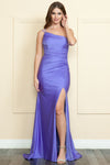 Load image into Gallery viewer, LA Merchandise LAY9132 Stretchy One Shoulder Double Strap Prom Dress - PURPLE - LA Merchandise