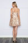 Load image into Gallery viewer, LA Merchandise LAY9196 Spaghetti Straps Glitter Mini Prom Dress - - LA Merchandise