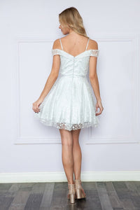 LA Merchandise LAY9198 A-line Short Birthday Party Dress - - LA Merchandise