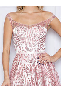 LA Merchandise LAY9204 Homecoming Glitter Mini Dress - - LA Merchandise