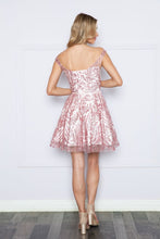 Load image into Gallery viewer, LA Merchandise LAY9204 Homecoming Glitter Mini Dress - - LA Merchandise