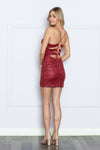 Load image into Gallery viewer, LA Merchandise LAY9210 Short Sequined Party Dress - - LA Merchandise